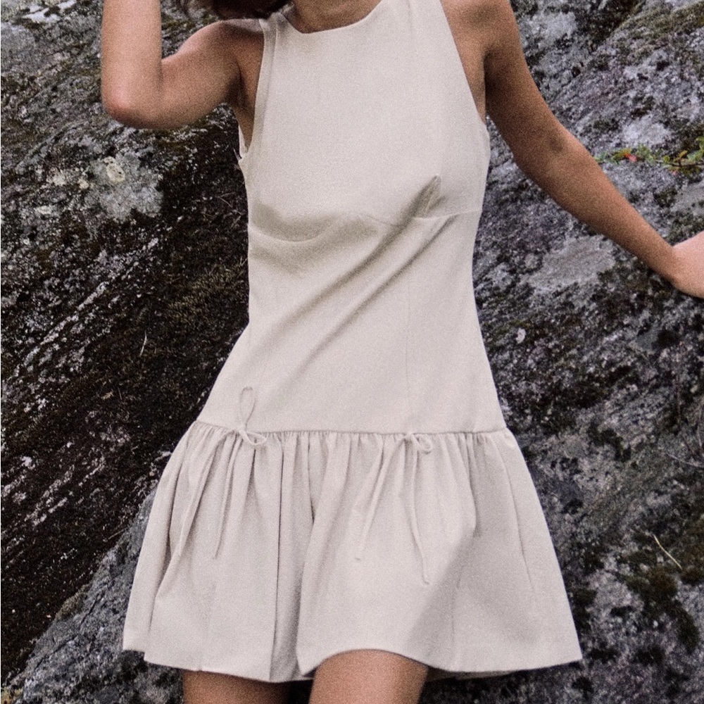 Zara Mini Dress with Bows Medium